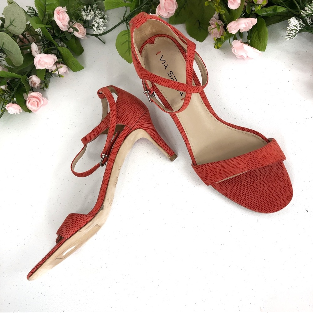 Via Spiga high heel orange size 9M (Stante)